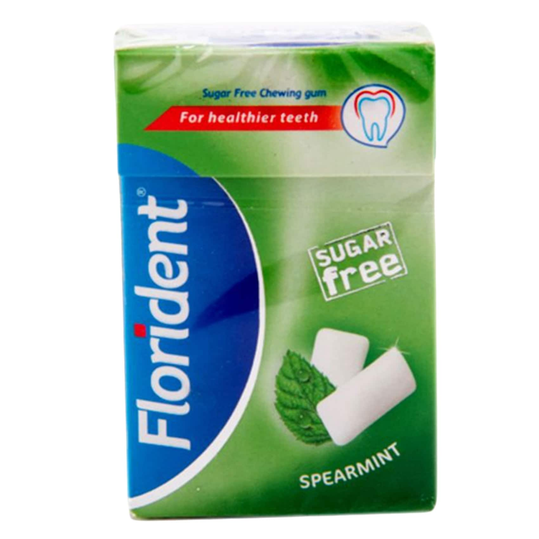FLORIDENT SF SPEARMINT CHEWING GUM 23G